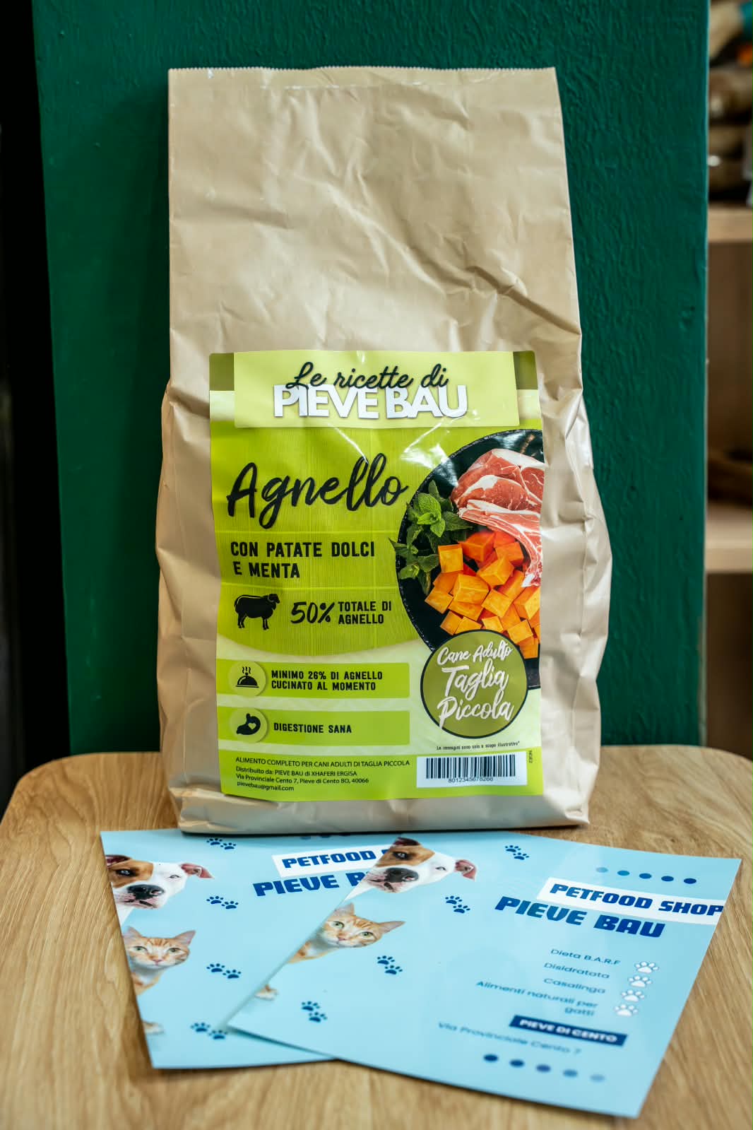 Croccantini agnello grainfree Le ricette di Pieve Bau-cane adulto taglia piccola